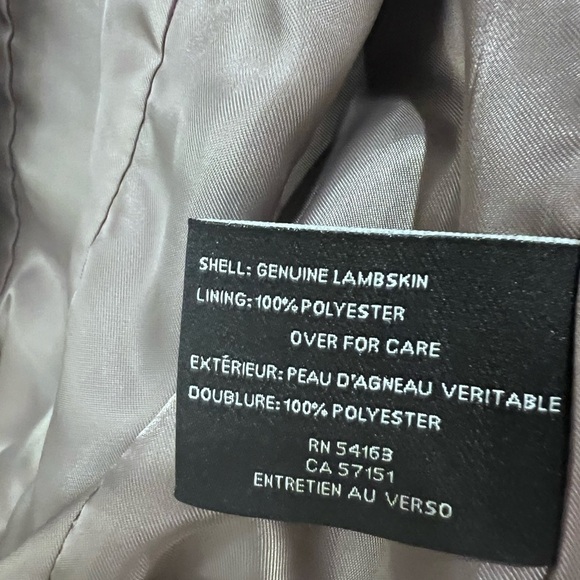 Cole Haan - Women’s Racer Leather Jacket - NWOT - Picture 7 of 14